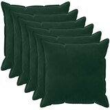  Presvlaka za jastuk 6 pcs HOUTEN Tamnozelena 55 x 55 cm Baršun | shoptok.hr