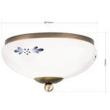 Orion dl 7-672 - stropna svetiljka landhaus 1xE27/60W/230V prečnik 21 cm bronza/bela | Eponuda.com