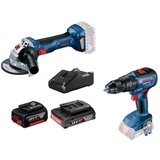 Bosch Akumulatorski set alata GSB 18V-50 + GWS 180-Li 18V + 1x4.0Ah + 1x2.0Ah (0615990M8S) | ePonuda.com