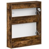  Ormar za cipele na zidu ARNHEM 71 x 17 x 86 cm Dimljeni hrast - Dimljeni hrast | shoptok.hr