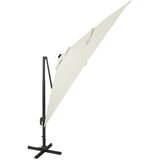  Konzolni vrtni suncobran sa stupom LED 300 cm boja pijeska | Eponuda.com