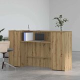  Sprejemna miza artisan hrast 180x50x103,5 cm inženirski les | Shoptok.si