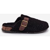 Boto Women's slippers with sheep fur style Black Lorivine | shoptok.hr