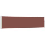  Uvlačiva bočna tenda za terasu 120 x 500 cm smeđa | shoptok.hr