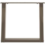  Noge za klub stolić U-oblik 2 kom Prirodni čelik 50 x (42-43) cm Čelik | shoptok.hr