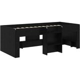  Kreveta za visoko spavanje djece 2 pcs Crni hrast 98.5 x 200 cm - Crni hrast 100 x 200 cm | shoptok.hr