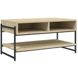 Maison Chic Klubska mizica - kavna mizica - Nizka mizica sonoma hrast 90x50x45 cm inženirski les, (21752704) Cene