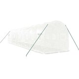  Rastlinjak z jeklenim okvirjem bel 20 m² 10x2x2 m | Shoptok.si