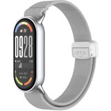 INF združljivost s xiaomi 10/9/8: magnetna pletena elastična zapestnica s kovinsko glavo lightgrey, (5000085965) | Shoptok.si