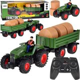 Traktor na daljinsko upravljanje s prikolicom + vozač bala sijena RC0717 Cijene