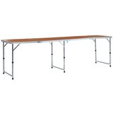 vidaXL Sklopivi stol za kampiranje aluminijski 240 x 60 cm Cijene