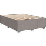  Krevet s oprugama i madracem smeđesivi 140 x 190 cm od tkanine | shoptok.hr