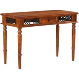 vidaXL Radni stol s ladicom 110 x 50 x 76 cm masivno bagremovo drvo | shoptok.hr