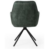 Livetastic Naslanjač Vintage, Temno Zelena, Vrtljiv | Shoptok.si