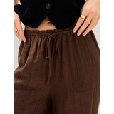 Sinsay Wide leg hlače s viskozom | shoptok.hr