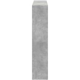vidaXL Ormarić za knjige boja betona 137,5x29x137,5 cm drveni | shoptok.hr