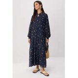 Trendyol Modest Trendyol ženska haljina Tctaw25Eb00091, mornarsko plava Cene