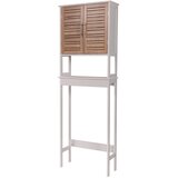 Tendance kupatilski ormarić sa 2 vrata i 1 policom STOCKHOLM 63X23X179CM MDF BAMBUS Bela Cene