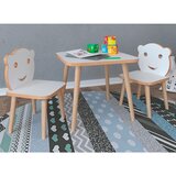 MID.YOU Otroški Set Mize In Stolov Lilula, Bela | Shoptok.si
