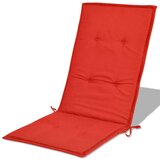  Jastuci za vrtne stolice 4 kom crveni 120x50x3 cm od tkanine | shoptok.hr