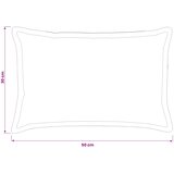  Presvlaka za jastuk 2 pcs HOUTEN Plava 30 x 50 cm Baršun | shoptok.hr
