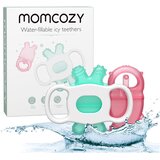 Momcozy set 2 hladilnih grizal pink & green Cene