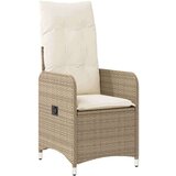 vidaXL 7-dijelni vrtni bistro set od poliratana s jastucima bež | shoptok.hr