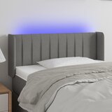  LED uzglavlje tamnosivo 83x16x78/88 cm od tkanine | shoptok.hr
