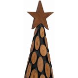 vidaXL Božično drevo z stojalom Rjava 150 cm Trdna tikovina | Shoptok.si