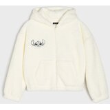 Sinsay Majica s kapuljačom na kopčanje od sherpa flisa Stitch | shoptok.hr