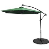 Monster Zelen 3 m LED konzolni senčnik z ventilatorjem, (21571426) | Shoptok.si
