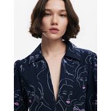 Desigual Košulja haljina plava / miks boja | shoptok.hr