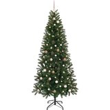 vidaXL Umestno božično drevo med 300 LED Zelena 240 cm PE in PVC | Shoptok.si