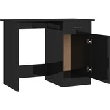  Radni stol visoki sjaj crni 100 x 50 x 76 cm od iverice | Eponuda.ba