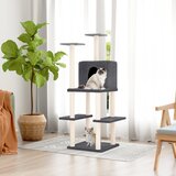  Penjalica za mačke sa stupovima za grebanje tamnosiva 144,5 cm | shoptok.hr