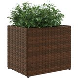  Vrtne sadilice 2 kom smeđa 36 x 30 x 32 cm od poliratana | shoptok.hr
