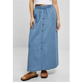 UC Ladies Ladies Long Wide Light Denim Skirt skyblue washed Cijene