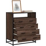 vidaXL Ormar s ladicama smeđi hrast 70x41x83,5 cm izrađeno drvo Cijene