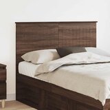  Uzglavlje s uzglavljem Smeđi hrast 135 cm Konstruirano drvo | shoptok.hr