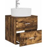  Umivaonik s policom Dimljeni hrast 49,5 x 44,5 x 65 cm | shoptok.hr