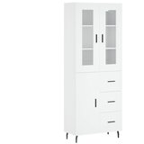  Visoka komoda bijela 69,5x34x180 cm konstruirano drvo | shoptok.hr