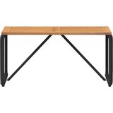  stol Crna i smeđa 80 x 40 x 40 cm poliratan | Eponuda.com