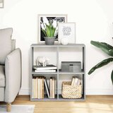 vidaXL Pregrada s knjižno omaro siva sonoma 69,5x29x69,5 cm inž. les | Shoptok.si