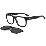 Dsquared2 D20100/CS 807/M9 ONE SIZE (55) Črna/Siva | Shoptok.si