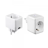 smart wifi mini utičnica usb bela