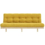 Karup Design Rumena sedežna garnitura iz rebrastega žameta 200 cm Lean – | Shoptok.si