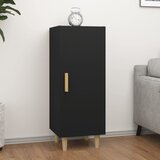 Maison Chic Komoda - Predalnik črna 34,5x34x90 cm konstruiran les, (21716150) | Shoptok.si