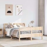 vidaXL Okvir kreveta bez madraca 120 x 200 cm od masivne borovine | shoptok.hr