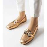 Gemre Pink-gold loafers with rhinestones Marechal Cijene