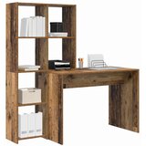  Stol s policom Staro drvo 138,5 x 55 x 143 cm Konstruirano drvo | Eponuda.ba